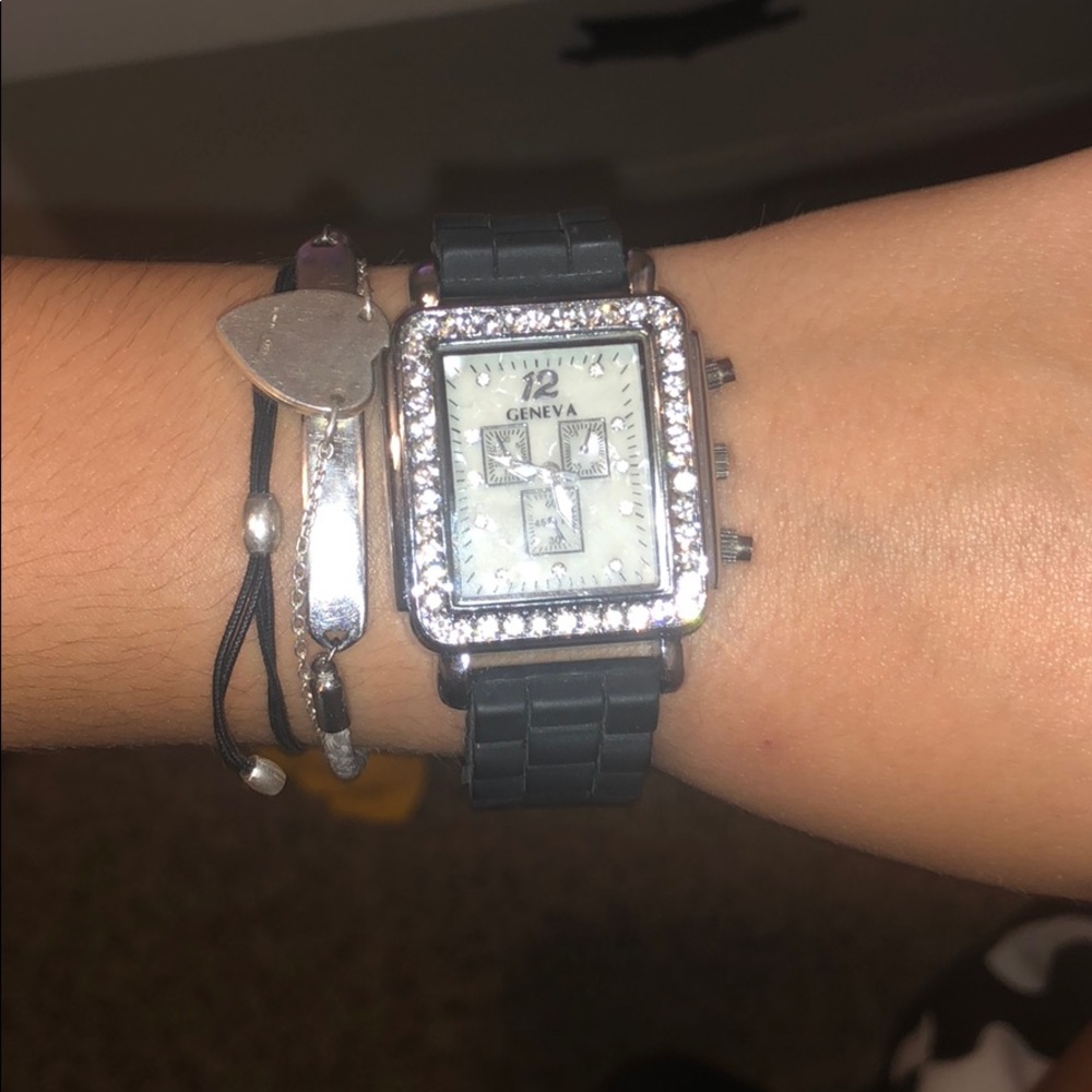 Rhinestone watch